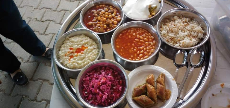 Muğla düğün yemeği sofrası